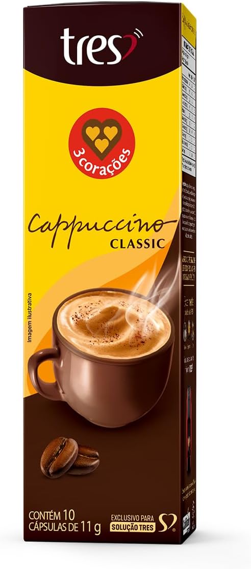 Cápsula Cappuccino Classic TRES 3 Corações: Vale a Pena?