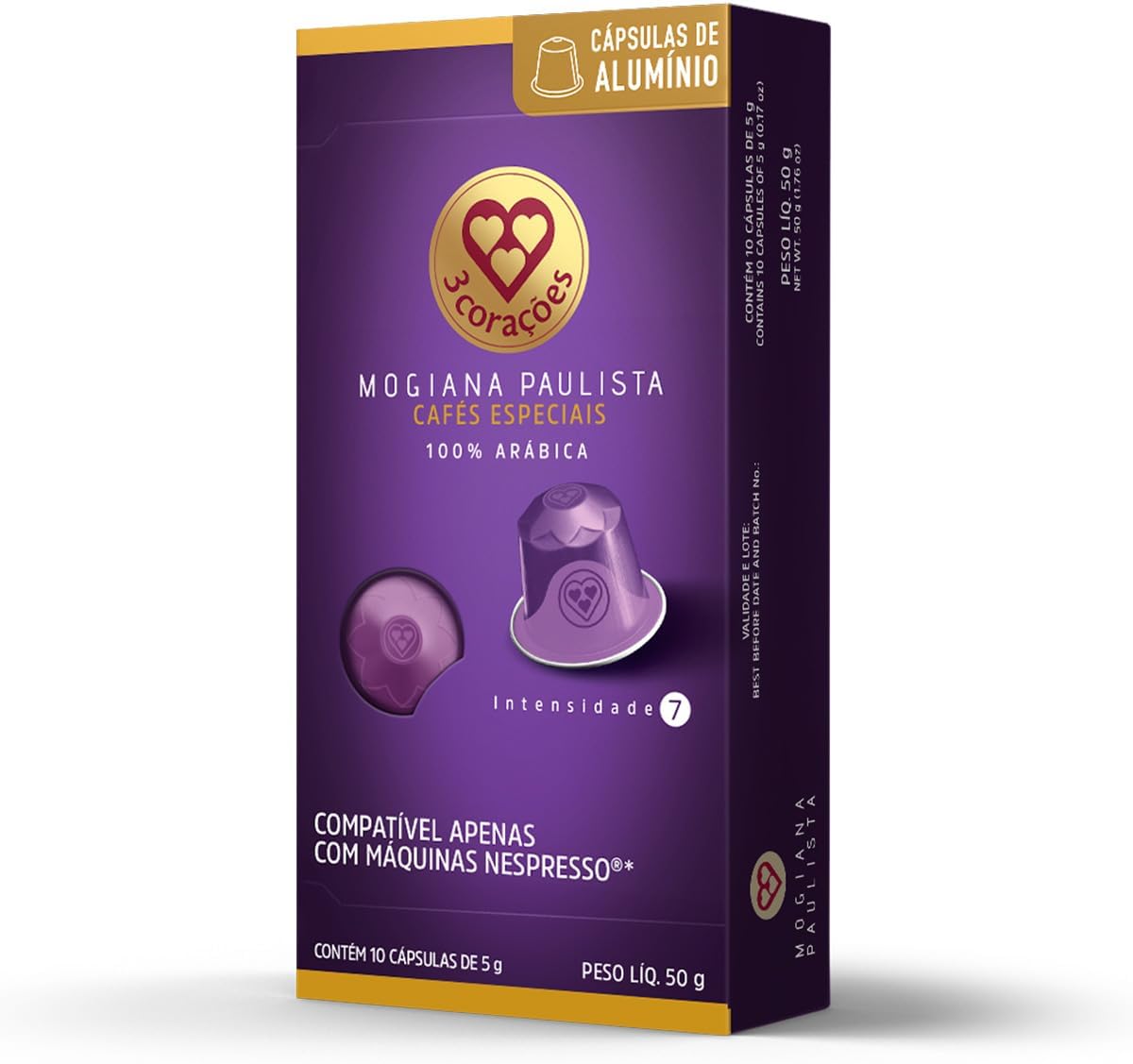 3 Corações Mogiana Paulista: Cápsulas Compatíveis com Nespresso