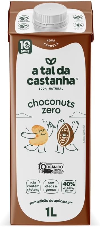A Tal da Castanha Bebida Vegetal Choconuts Zero 1L