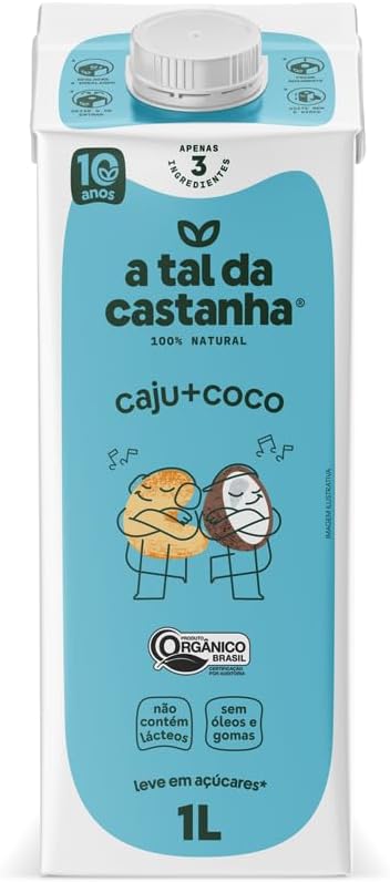 Bebida Vegetal A Tal Da Castanha Caju+Coco 1L: Vale a pena?