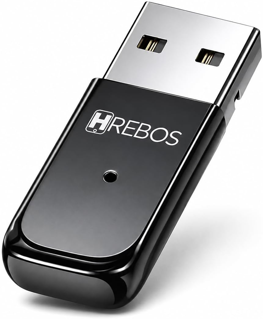Adaptador Bluetooth 5.3 USB Receptor de Áudio