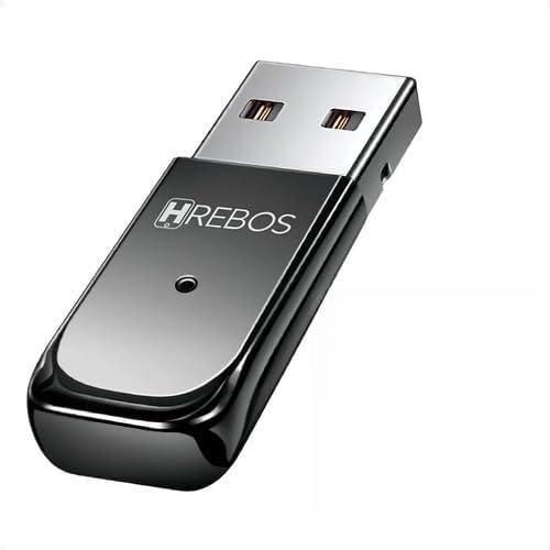 Adaptador Receptor Bluetooth USB Hrebos para Carros e Áudio