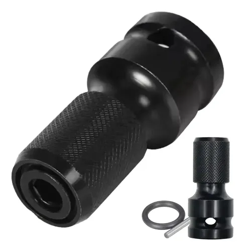 Adaptador de Soquete para Chave de Impacto 1/2 para Bits 1/4