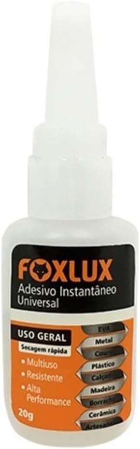 Adesivo Instantâneo Universal Foxlux 20g