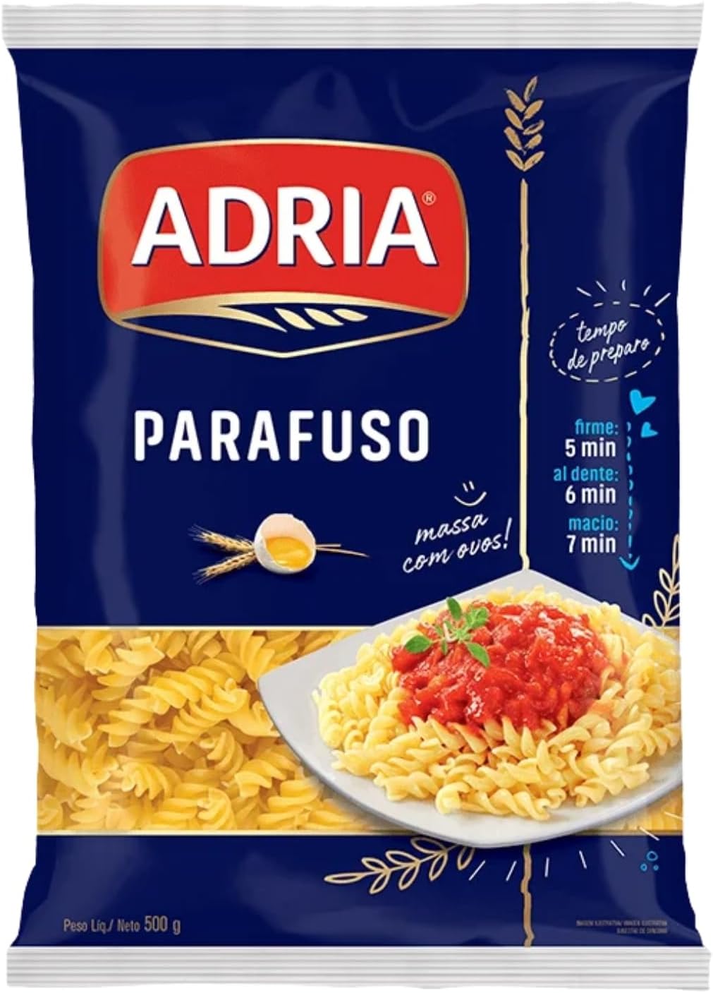 Adria Massa com Ovos Parafuso 500g: Vale a Pena?