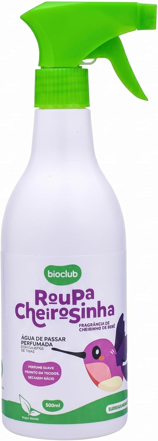 Água de Passar Perfumada BioClub Baby 500ml: Facilitador de Passagem e Brilho