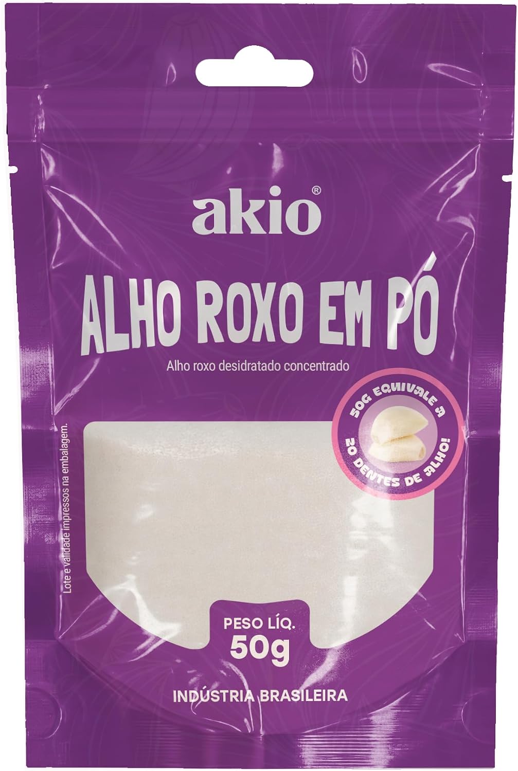 Akio Alho Roxo em Pó 50g: Vale a pena para o dia a dia?