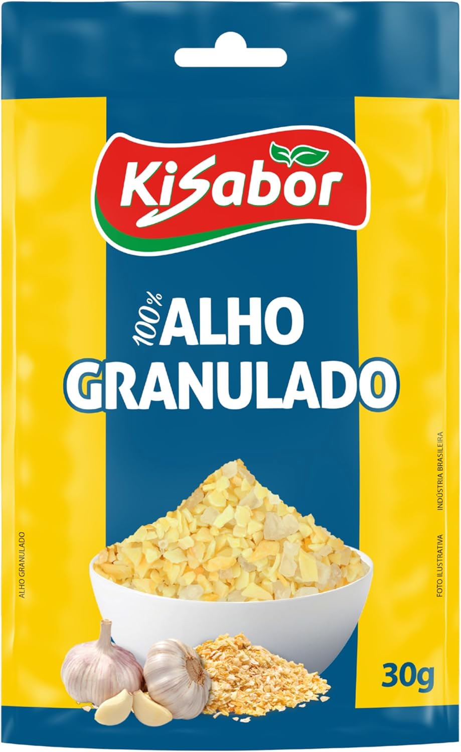Alho Granulado KiSabor 30g: Praticidade e Sabor para sua Cozinha
