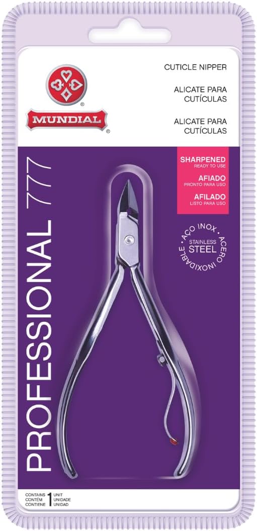 Alicate de Cutícula Mundial Pro-Inox Prateado