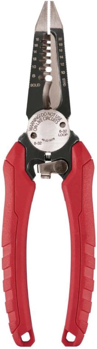 Alicate Decapador e de Corte 6 em 1 Milwaukee 8-20 AWG