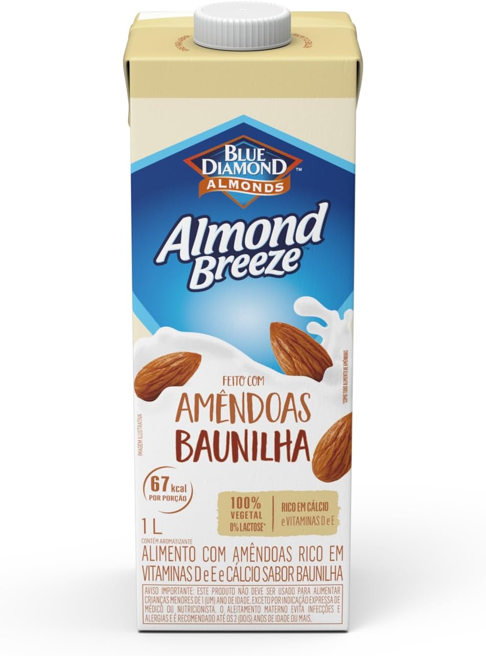 Bebida de Amêndoa Almond Breeze Baunilha 1L