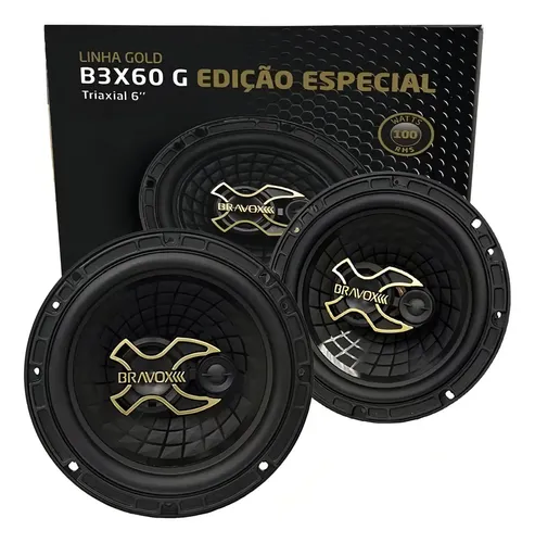 Alto-falante Triaxial Bravox B3x60: O Som Ideal para o seu Carro
