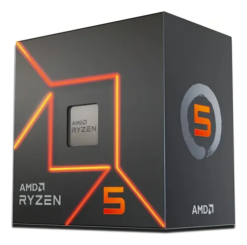 Processador AMD Ryzen 5 8500G 5.0GHz Processador AMD Ryzen 5 8500G com embalagem característica e destaque para os 6 núcleos e 12 threads