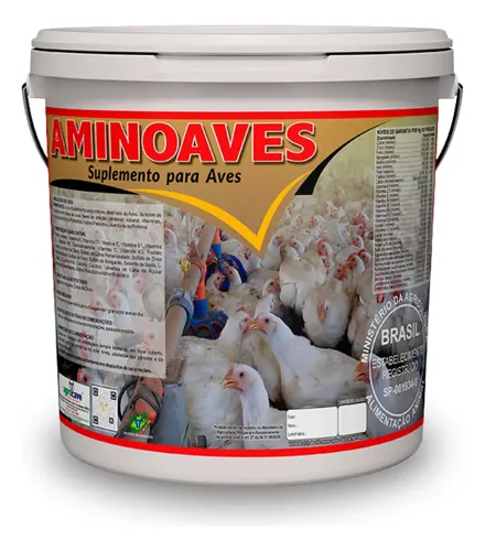 Aminoaves Agrocave: Suplemento Vitamínico para Aves e Pintinhos