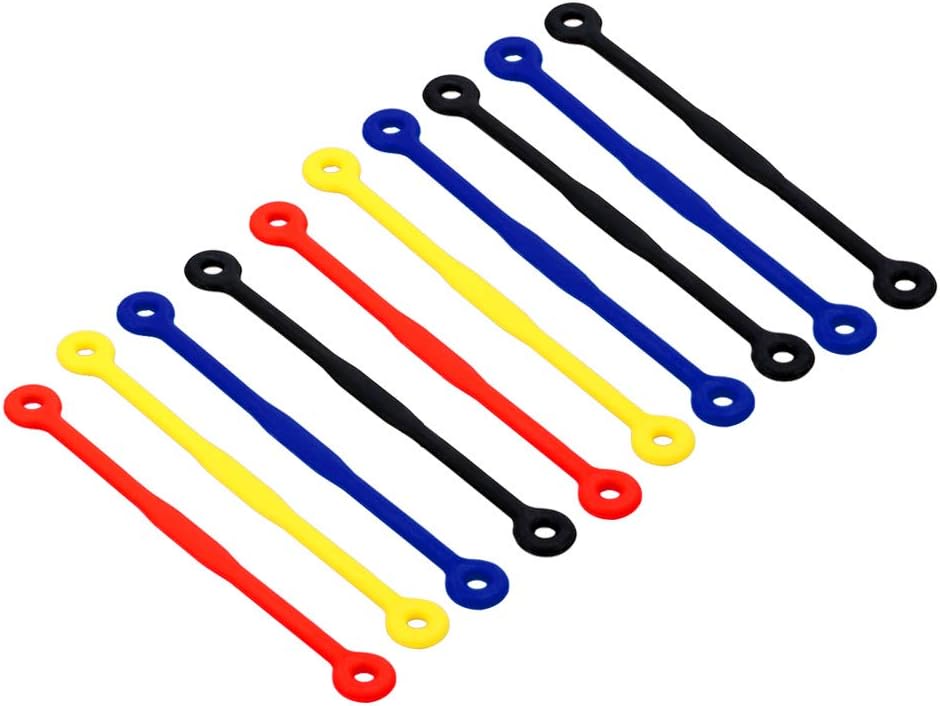 Kit 10 Amortecedores de Silicone para Raquete de Tênis