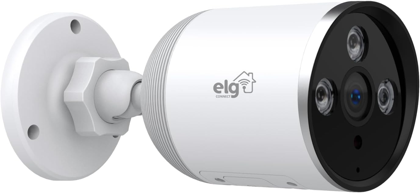 Câmera Externa ELG SHCF601: Monitoramento Full Color 1080p e Wi-Fi