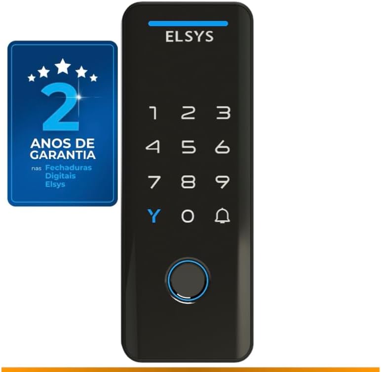 Fechadura Digital de Sobrepor Elsys DS4100V: Segurança e Praticidade