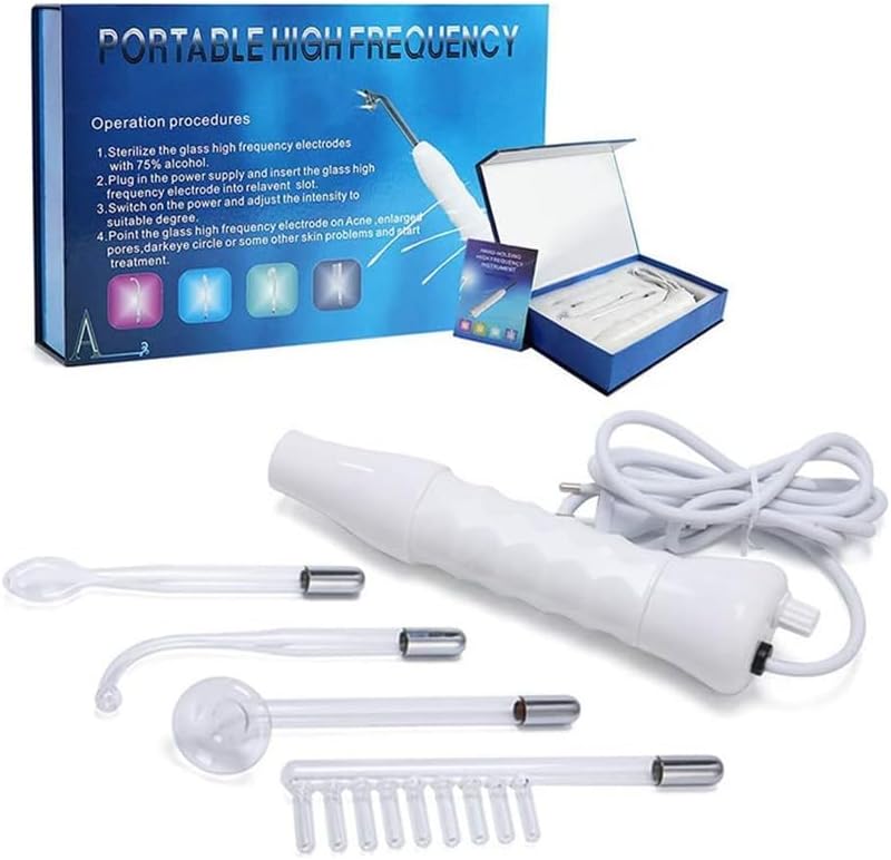 Aparelho de Alta Frequência Portátil para Estética Facial e Capilar