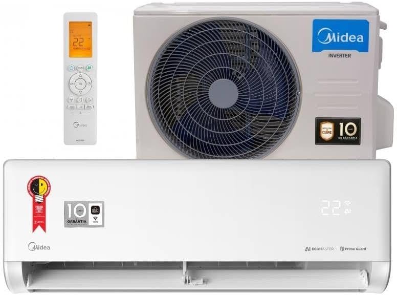 Ar-condicionado Split Inverter 18000 BTUs Midea AI Ecomaster
