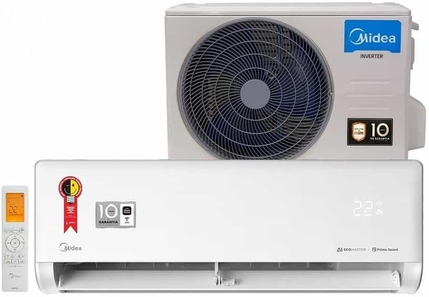 Ar Condicionado Split Inverter Midea 18000 Btus Quente e Frio Ai Ecomaster