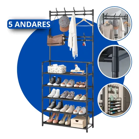 Arara Prateleira Organizadora Epsilon EPS-9160 com 5 Andares
