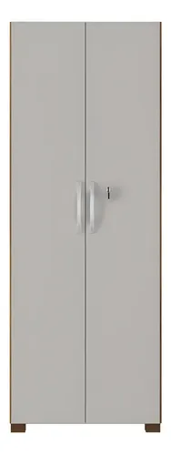 Armário Multiuso Lavanderia Notável Móveis NT4020 Freijó/Off White