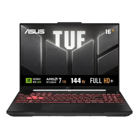 ASUS TUF Gaming A16: Performance AMD e RTX 4050 em Tela de 16"