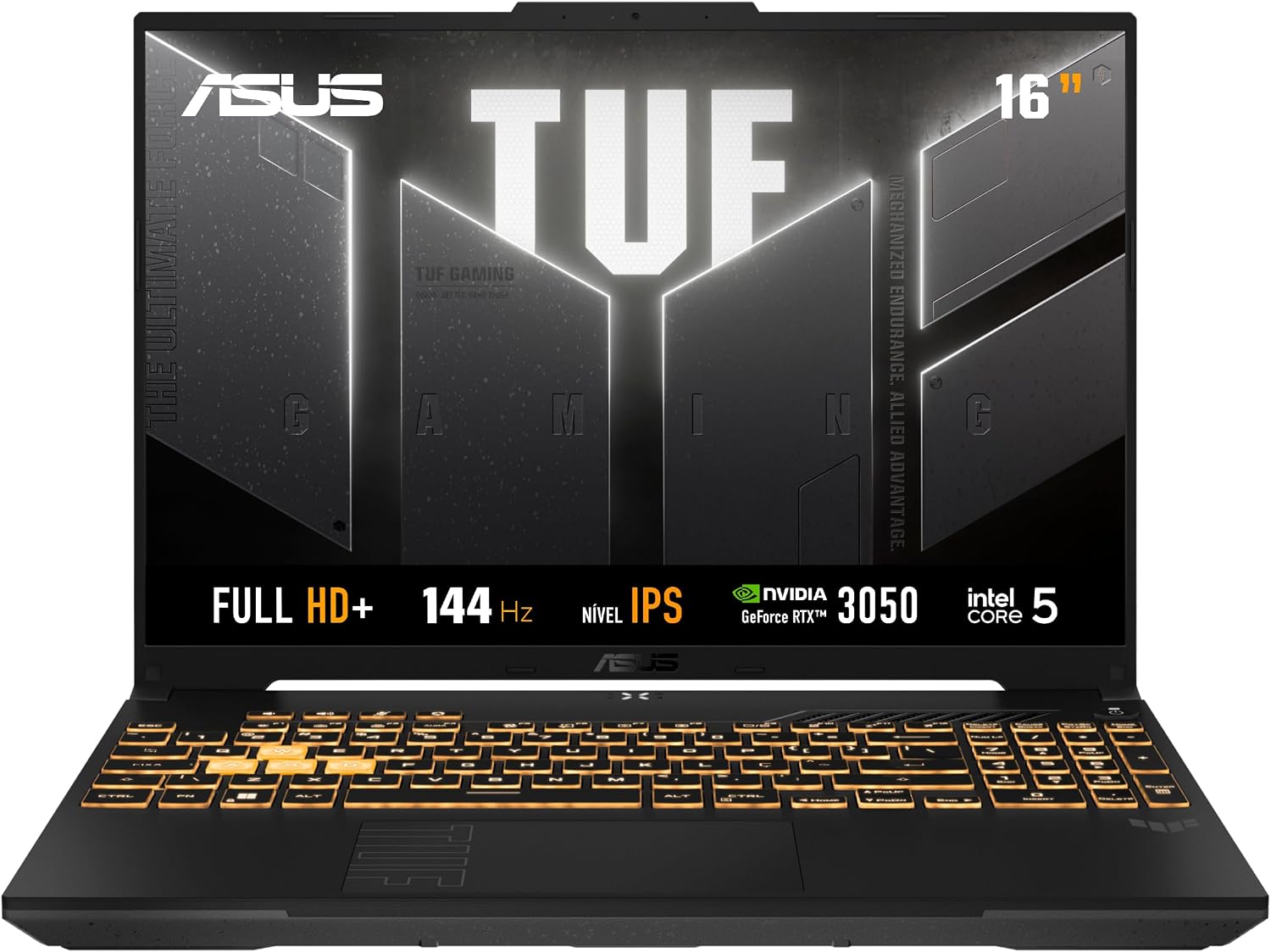 ASUS TUF Gaming F16: Potência Core i5 e RTX 3050 em Tela de 16"