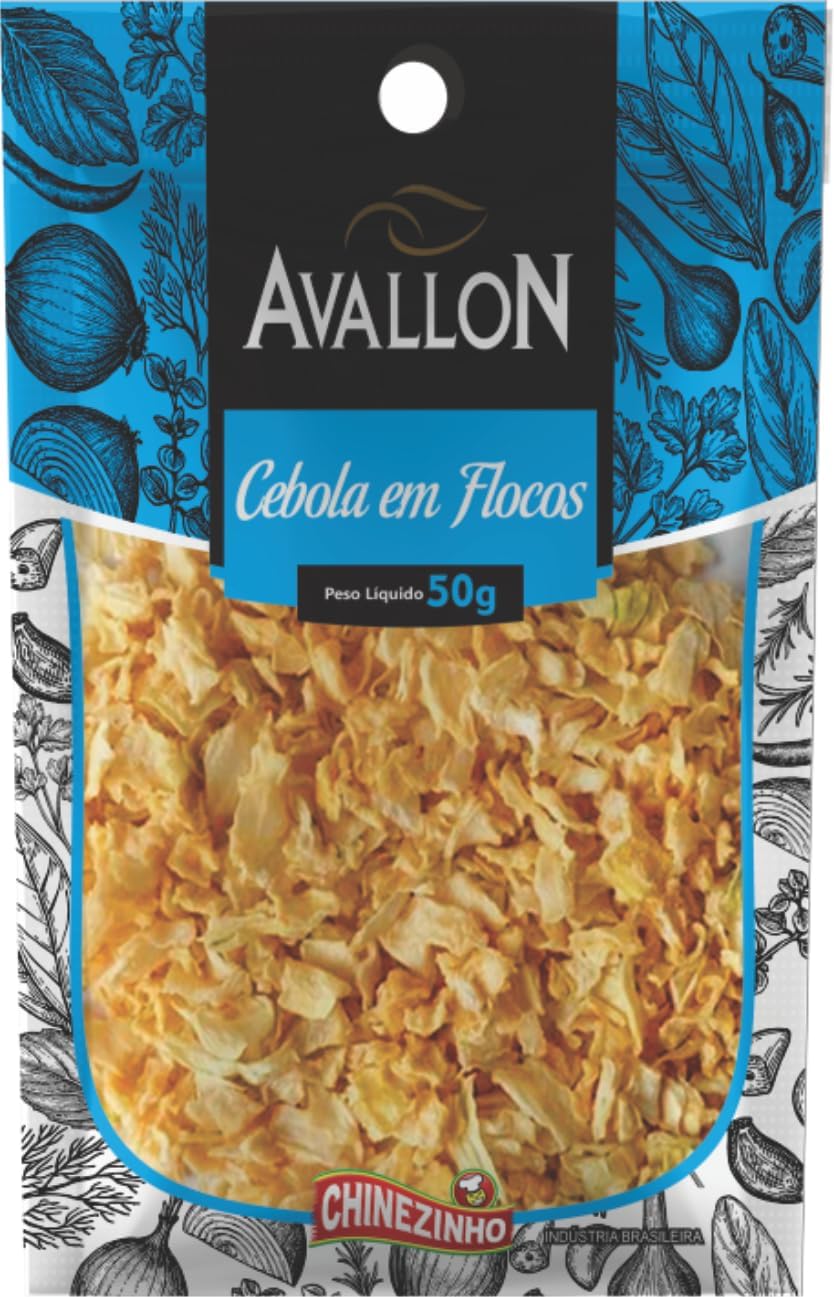 Avallon: Cebola em Flocos 50g para Praticidade na Cozinha