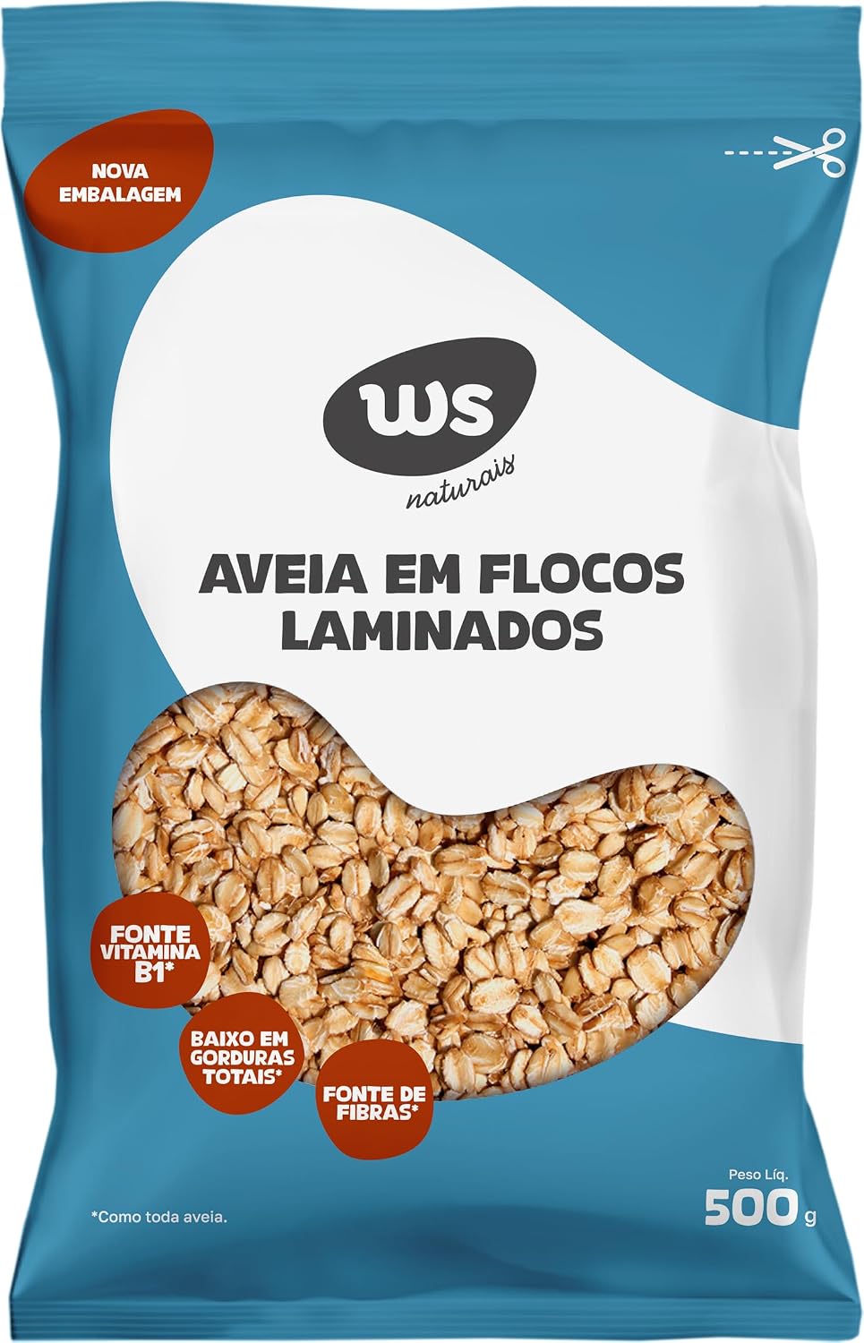 Aveia em Flocos Laminados 500g: Opção Versátil para a Dieta