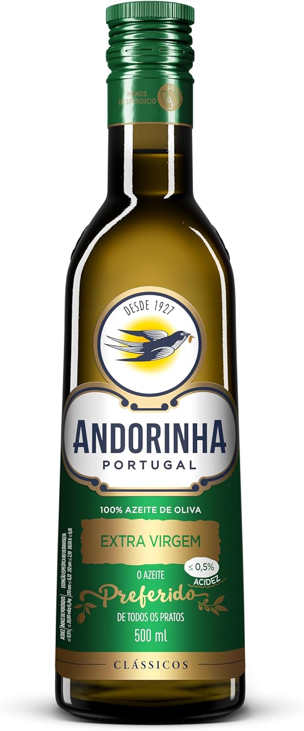 Azeite de Oliva Extra Virgem Andorinha 500ml: Equilíbrio e Tradição