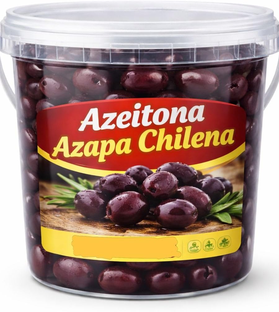 Azeitona Chilena Graúda Azapa Balde 1kg