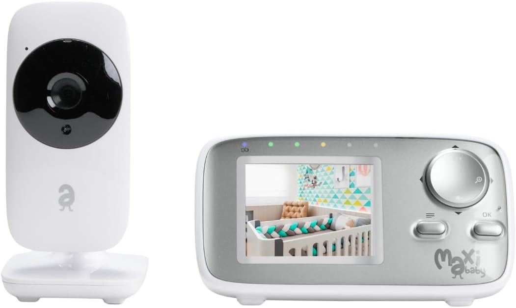 Babá Eletrônica Sem Fio Visão Noturna Baby ON Maxi Baby