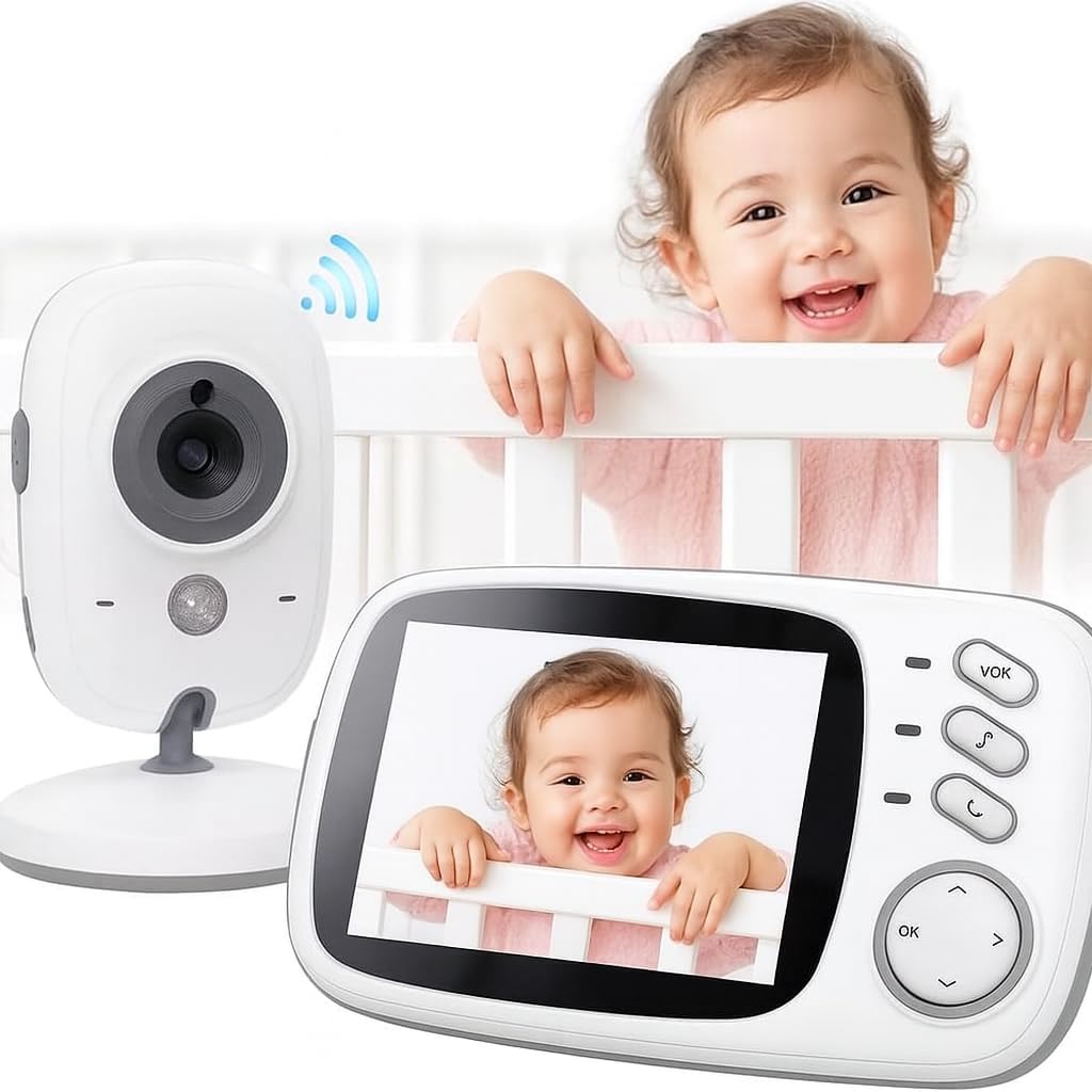 Babá Eletrônica Vb603 com Tela de 3.2" e Áudio Bidirecional