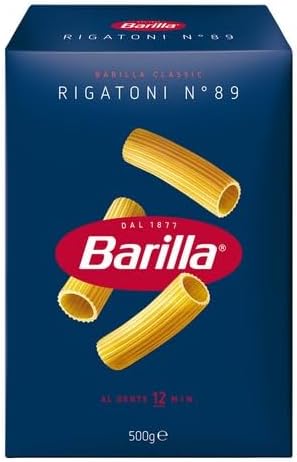 Barilla Grano Duro Rigatoni 500g: A Massa Premium para Molhos Encorpados