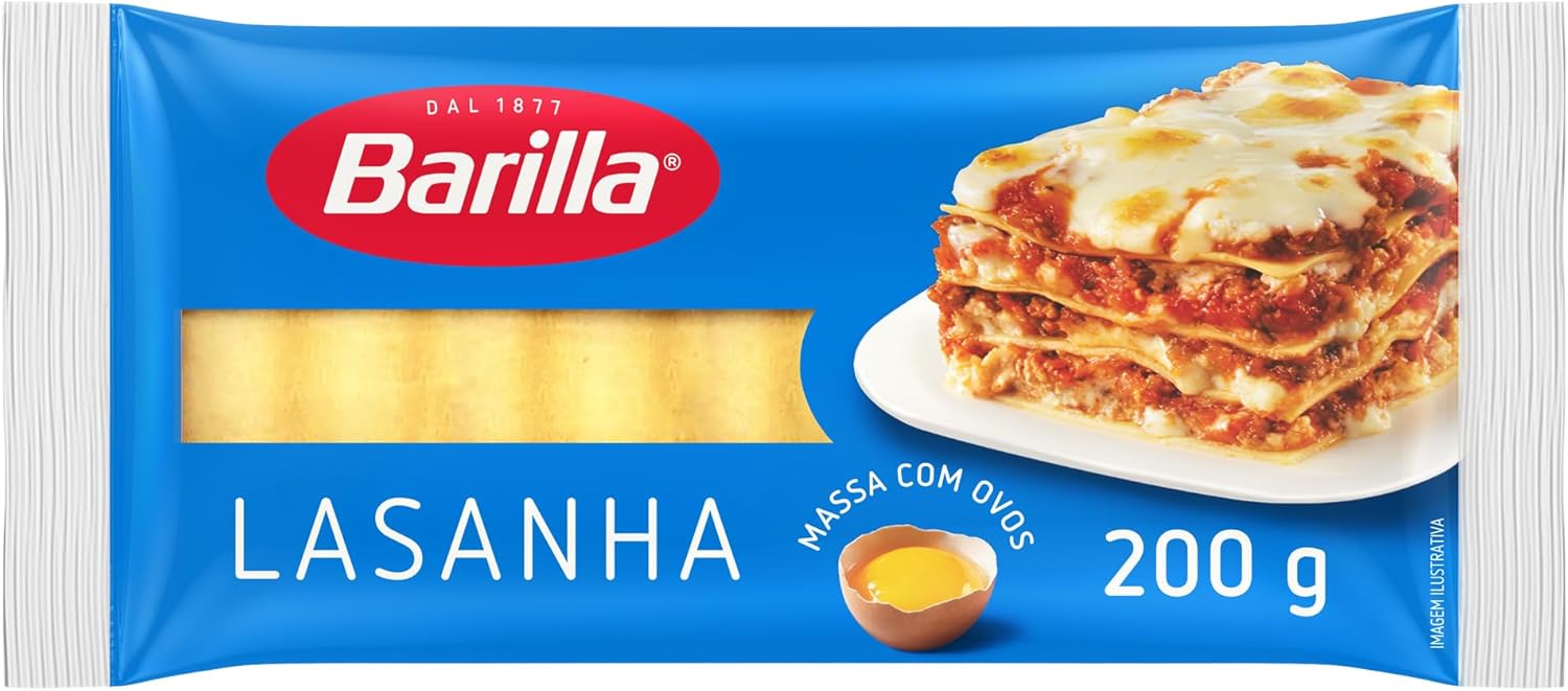 Lasanha Barilla com Ovos 200g: Praticidade e Qualidade Italiana