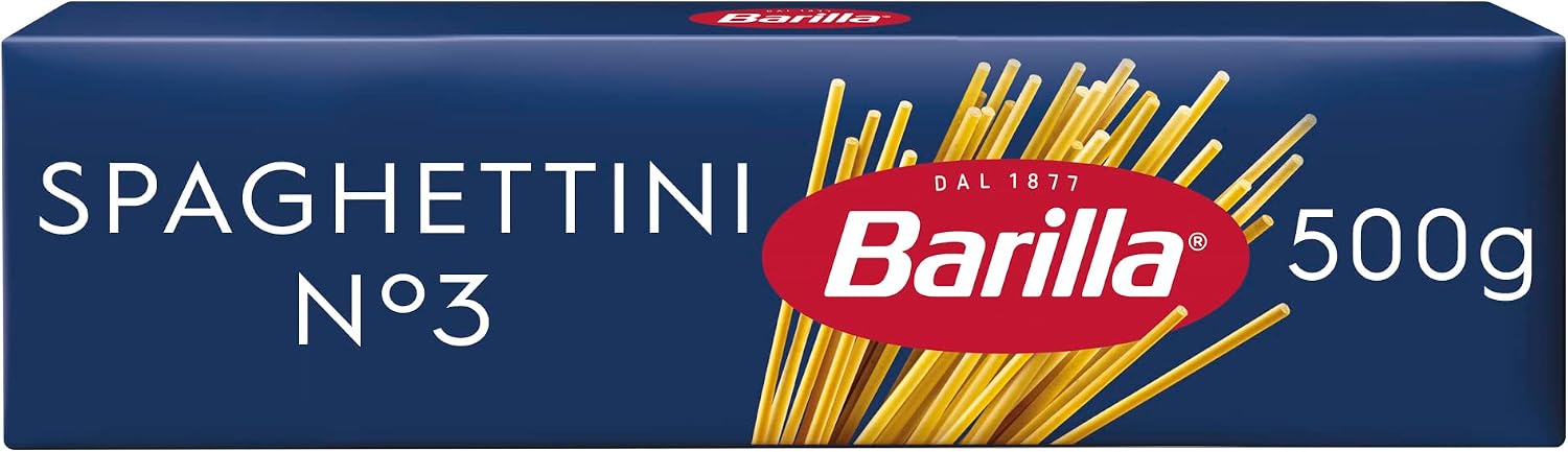 Barilla Spaghettini N.3: A Massa de Grano Duro Versátil