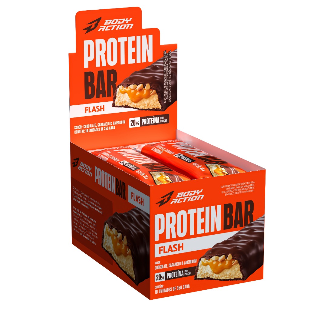 Barra de Proteína Bodyaction Flash 35g: Vale a Pena?