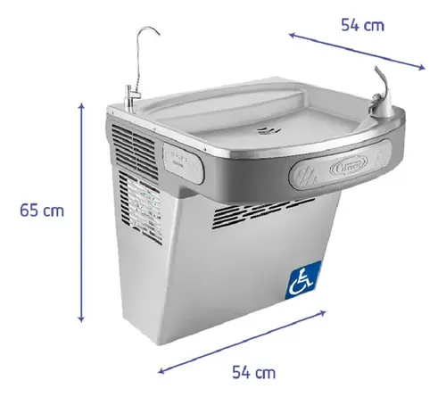 Bebedouro de Água Cânovas Purif. Life 100 2T: Potência em Aço Inoxidável