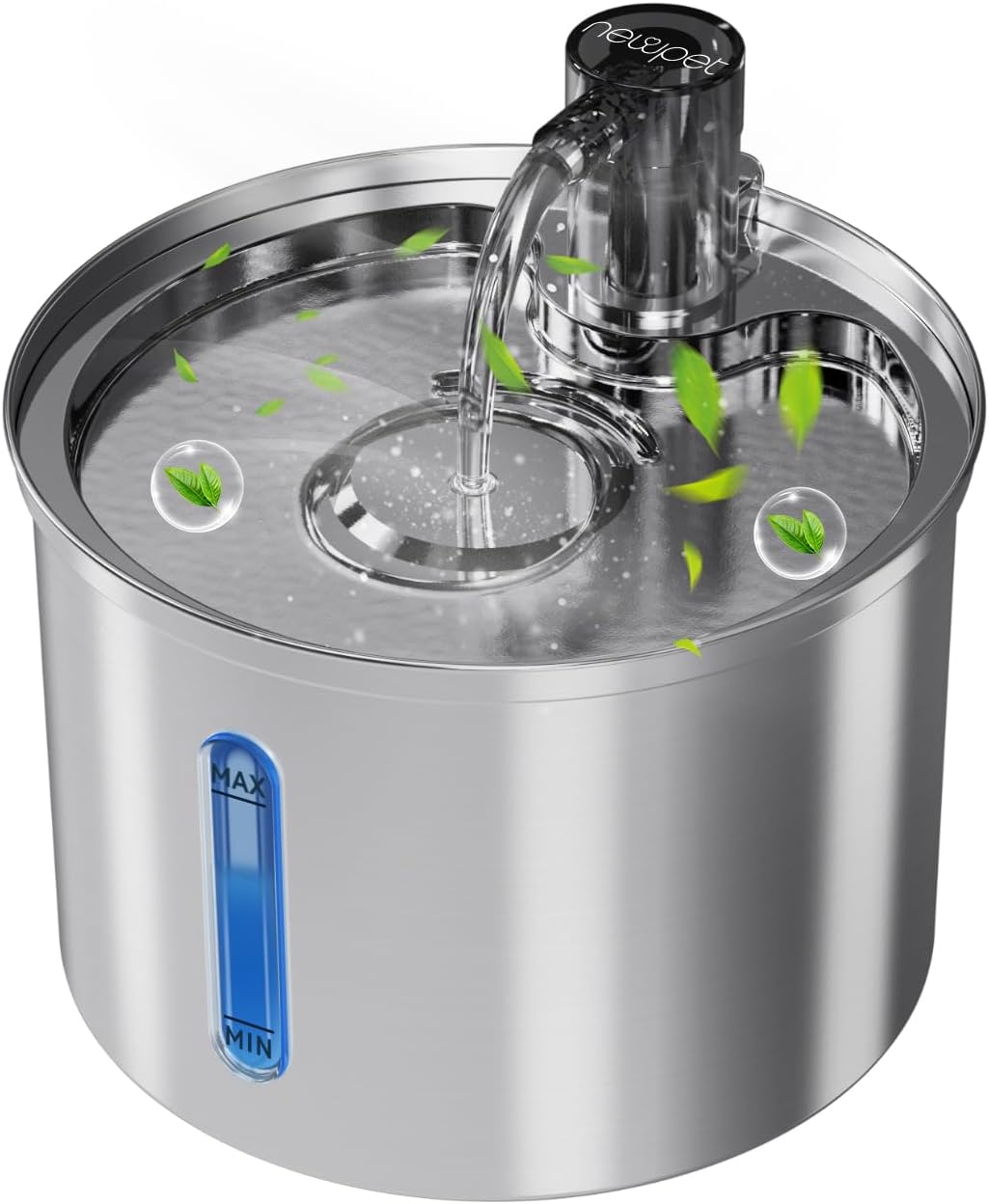 Bebedouro para Gatos Inox 3L: Fonte Silenciosa e Higiênica