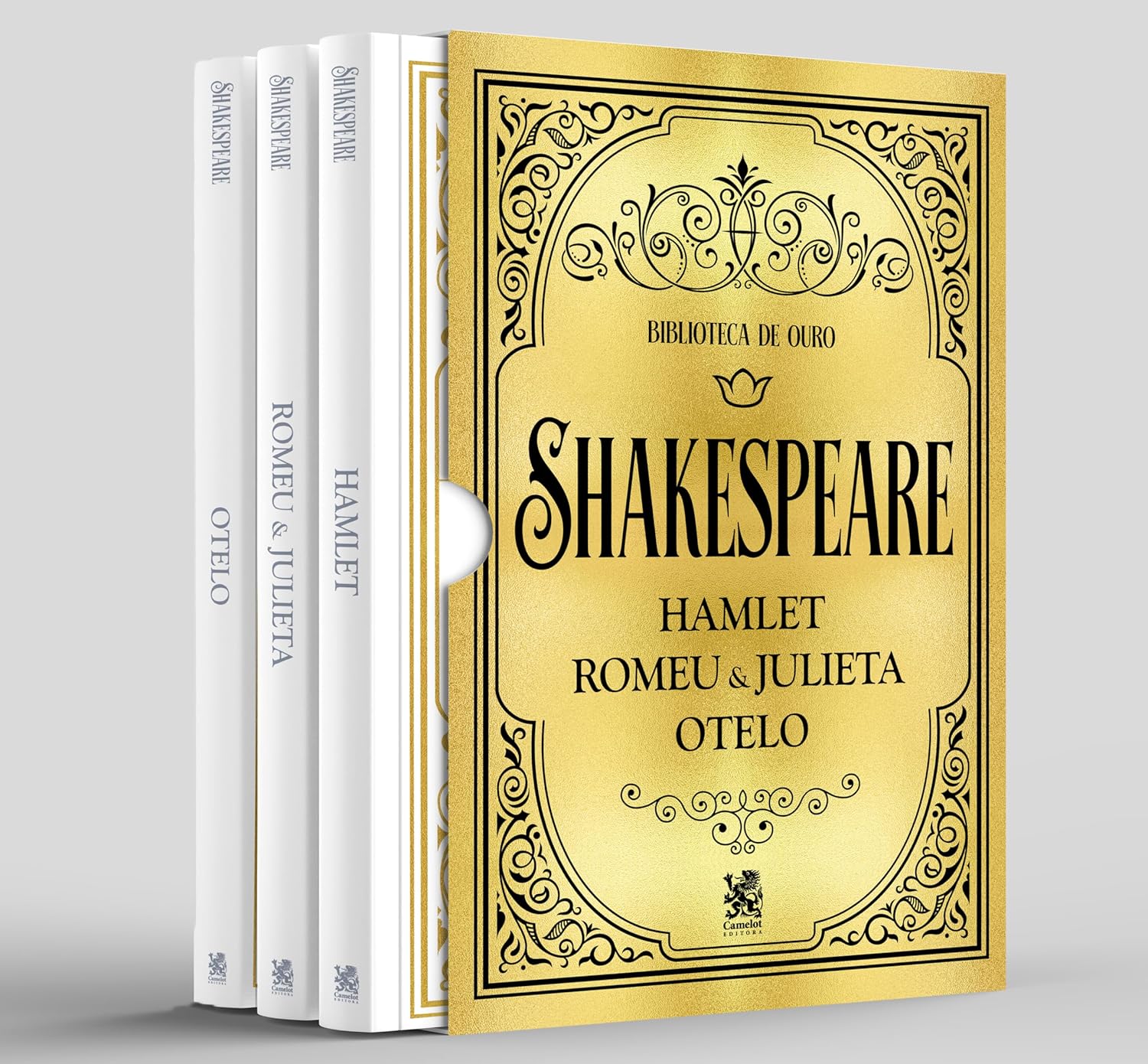 Biblioteca de Ouro: Shakespeare - Box com 3 Livros