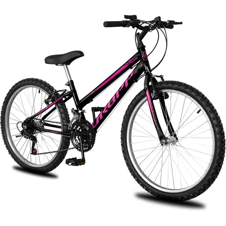 Bicicleta Aro 24 Dropp Infantil Feminina 18 Velocidades