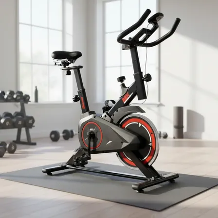 Bicicleta Ergométrica Spinning MKFIT Profissional com Monitor Cardíaco
