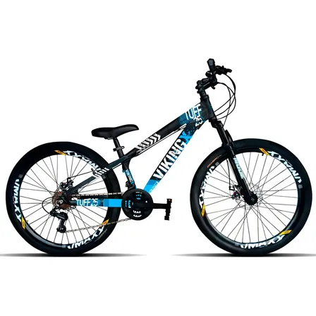 Bicicleta VikingX Mountain Bike Tuff 25 Aro 26 Alumínio 21 Marchas