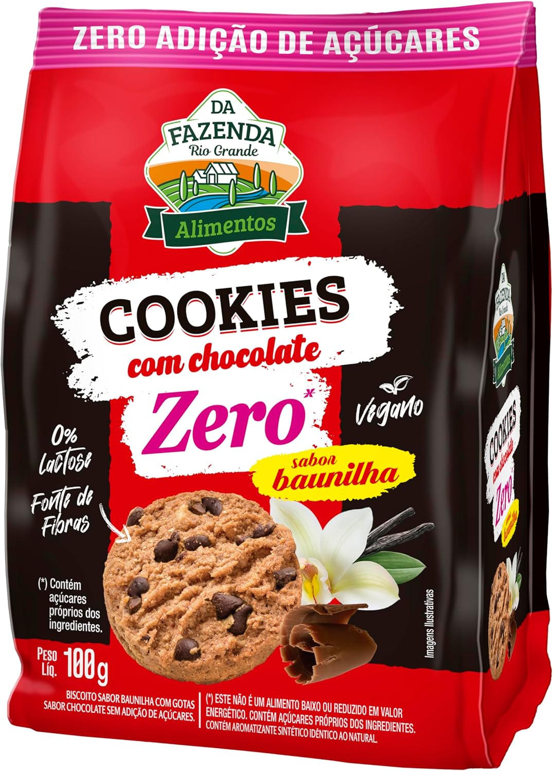 BIOSOFT Cookies de Baunilha Com Chocolate 100g