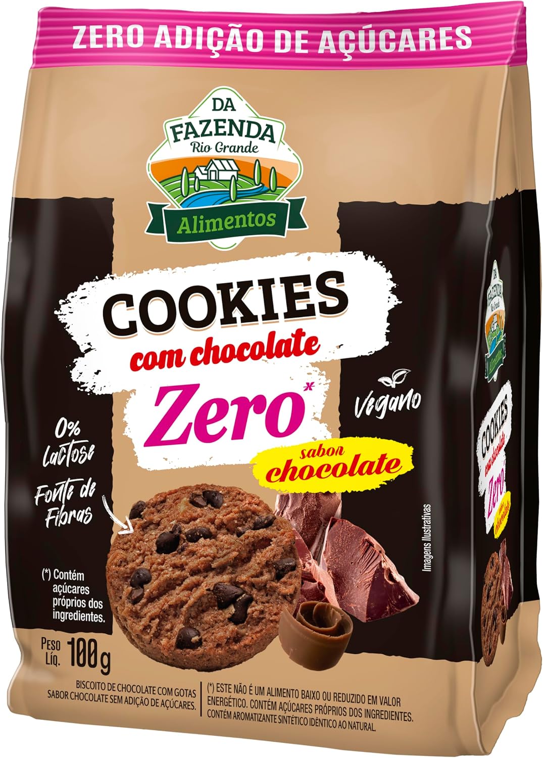 Biosoft Cookies Zero Chocolate Com Chocolate: Opção Prática e Saudável