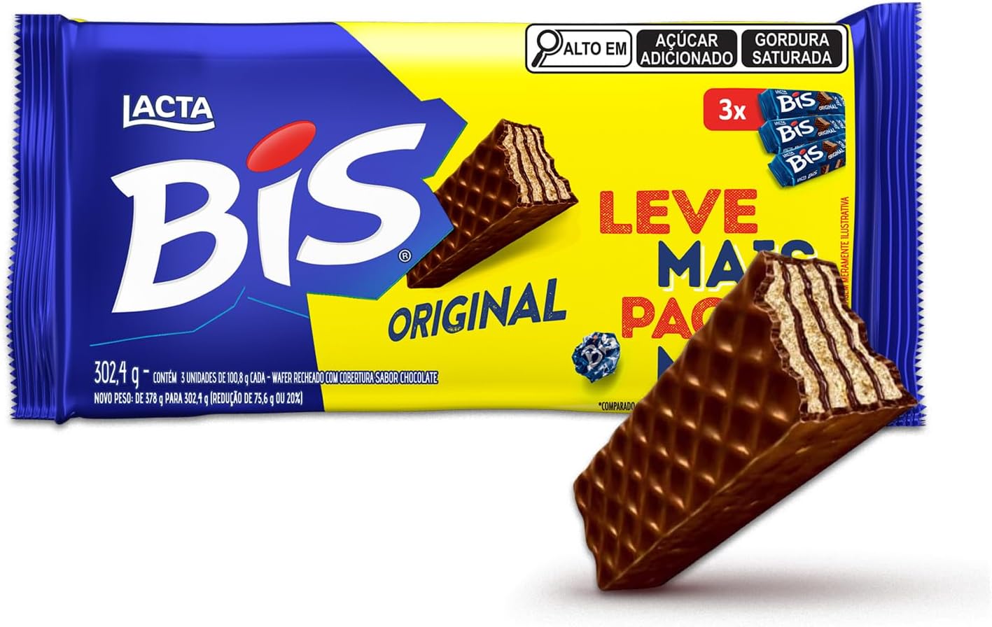 Bis Original Ao Leite: Análise do Kit com 3 Unidades de 100,8g