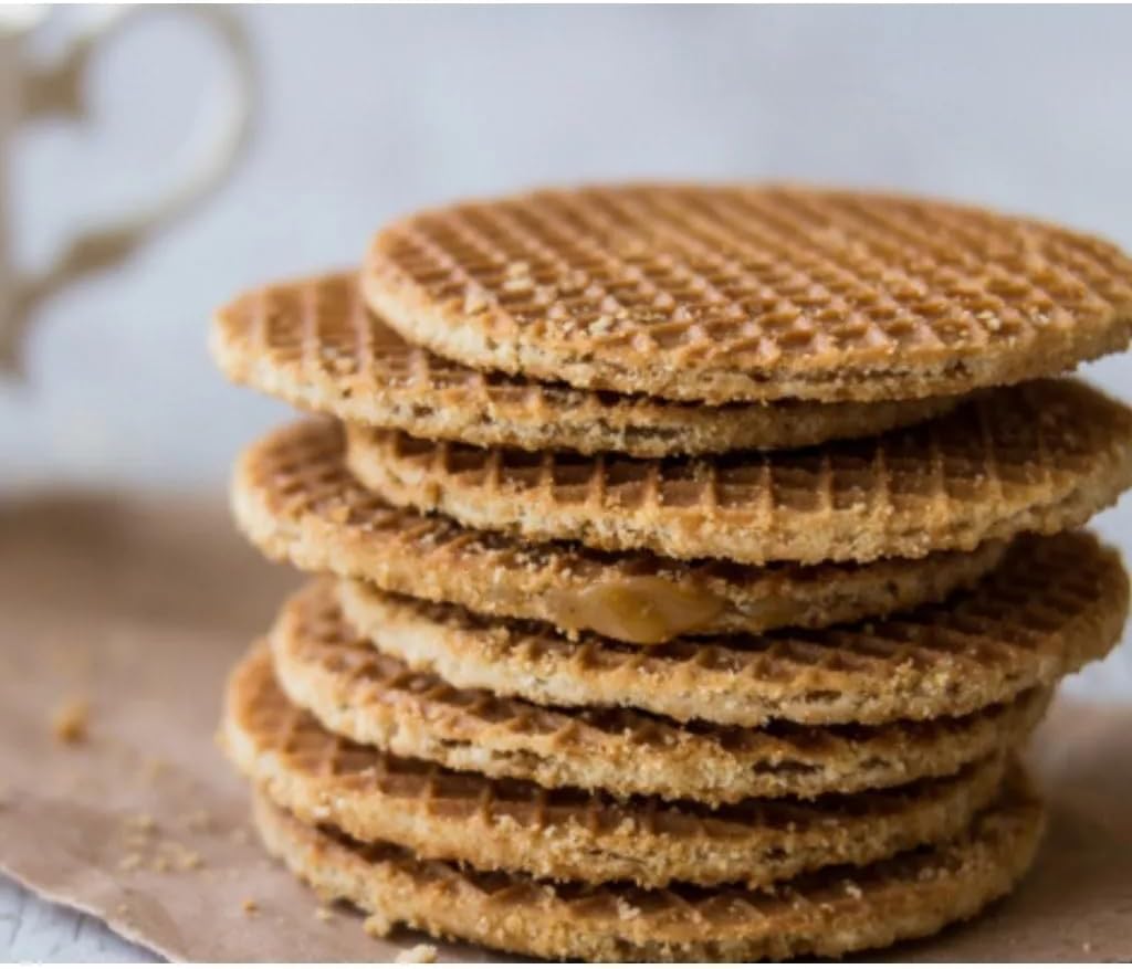 Biscoito Holandês Daelmans Stroopwafels Caramelo 230g