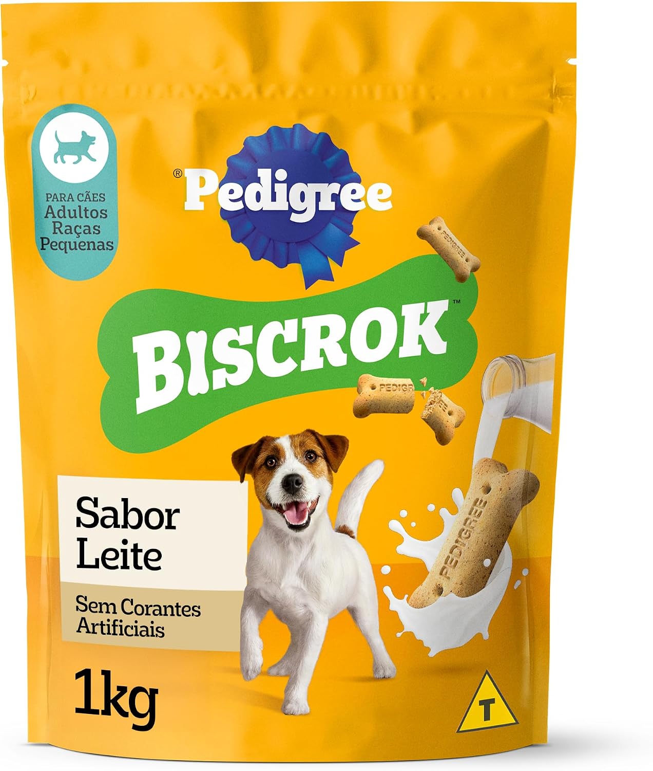 Biscoito Pedigree Biscrok para Cães Adultos de Raças Pequenas - 1 kg