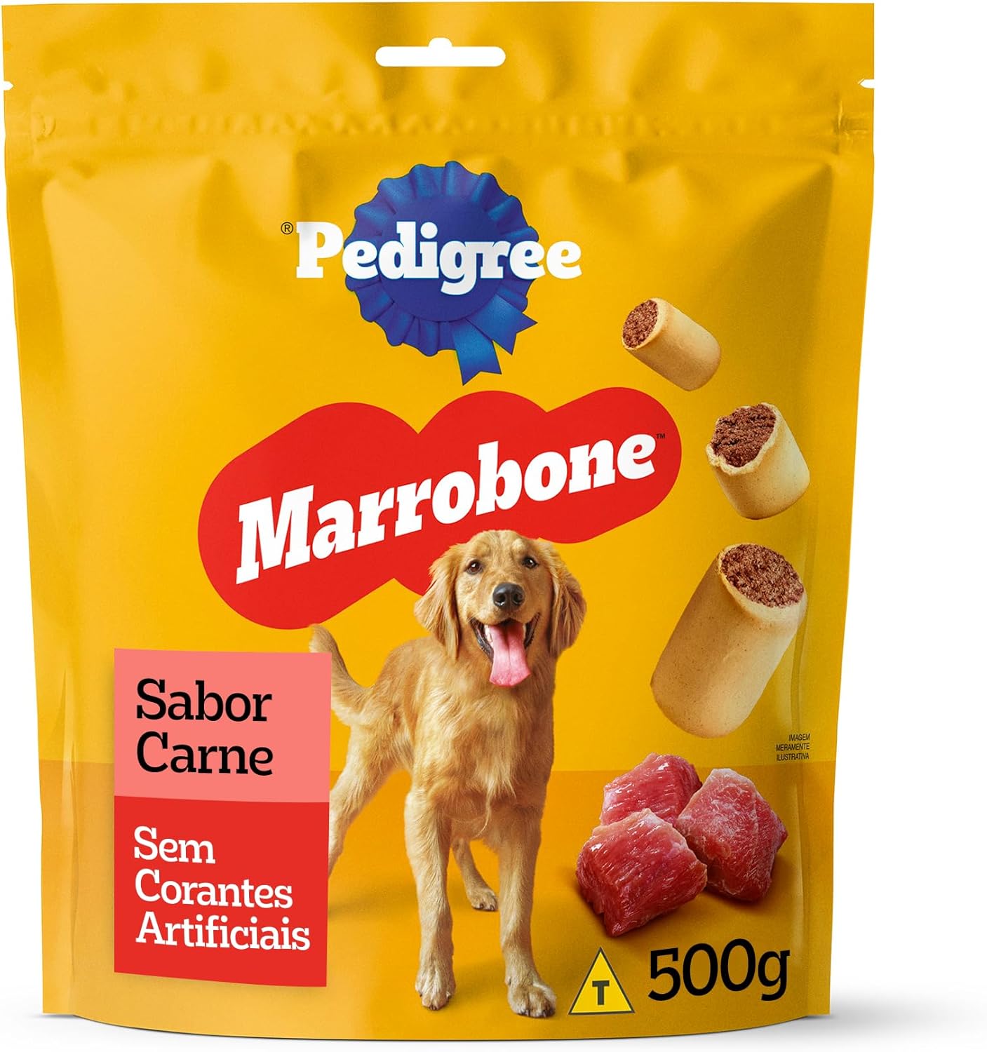 Biscoito Pedigree Marrobone Carne Adultos 500g